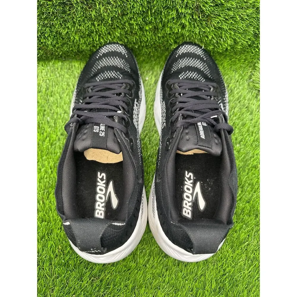 Brooks Adrenaline GTS 25 1104542E090 Athletic Sneaker Men's 12 Black Mesh Sports